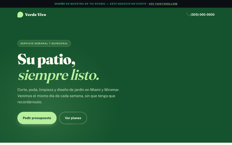 Demo · Jardinería