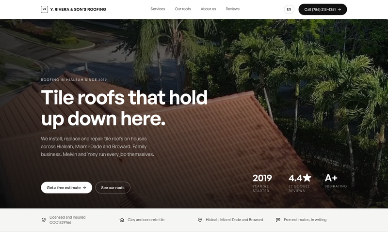 Y. Rivera & Son's Roofing